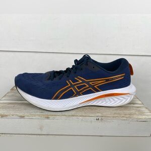 Asics Gel-Excite 10 running shoe Deep Ocean/Bright Orange color-way men’s Sz 10